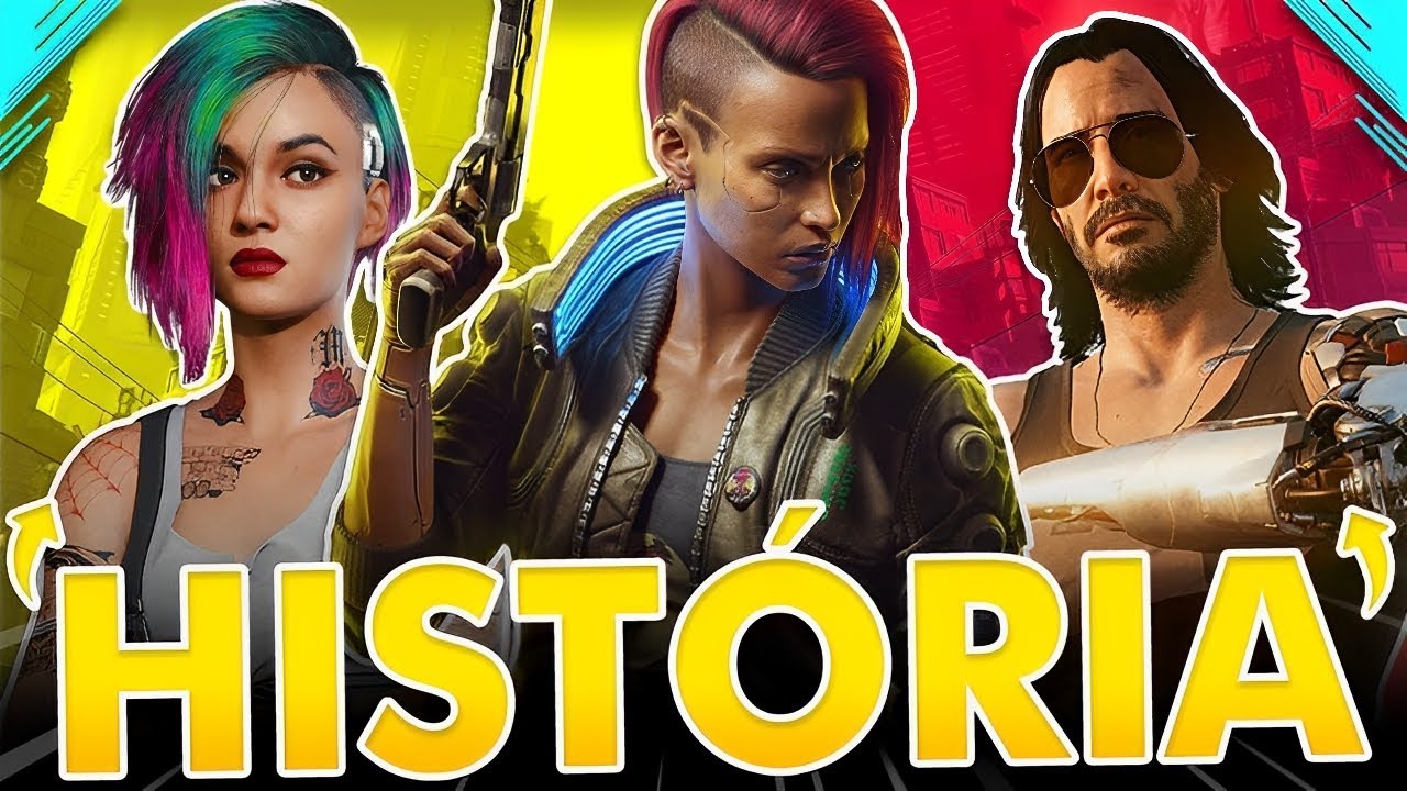 A HISTÓRIA de CYBERPUNK 2077 - (Narrada)