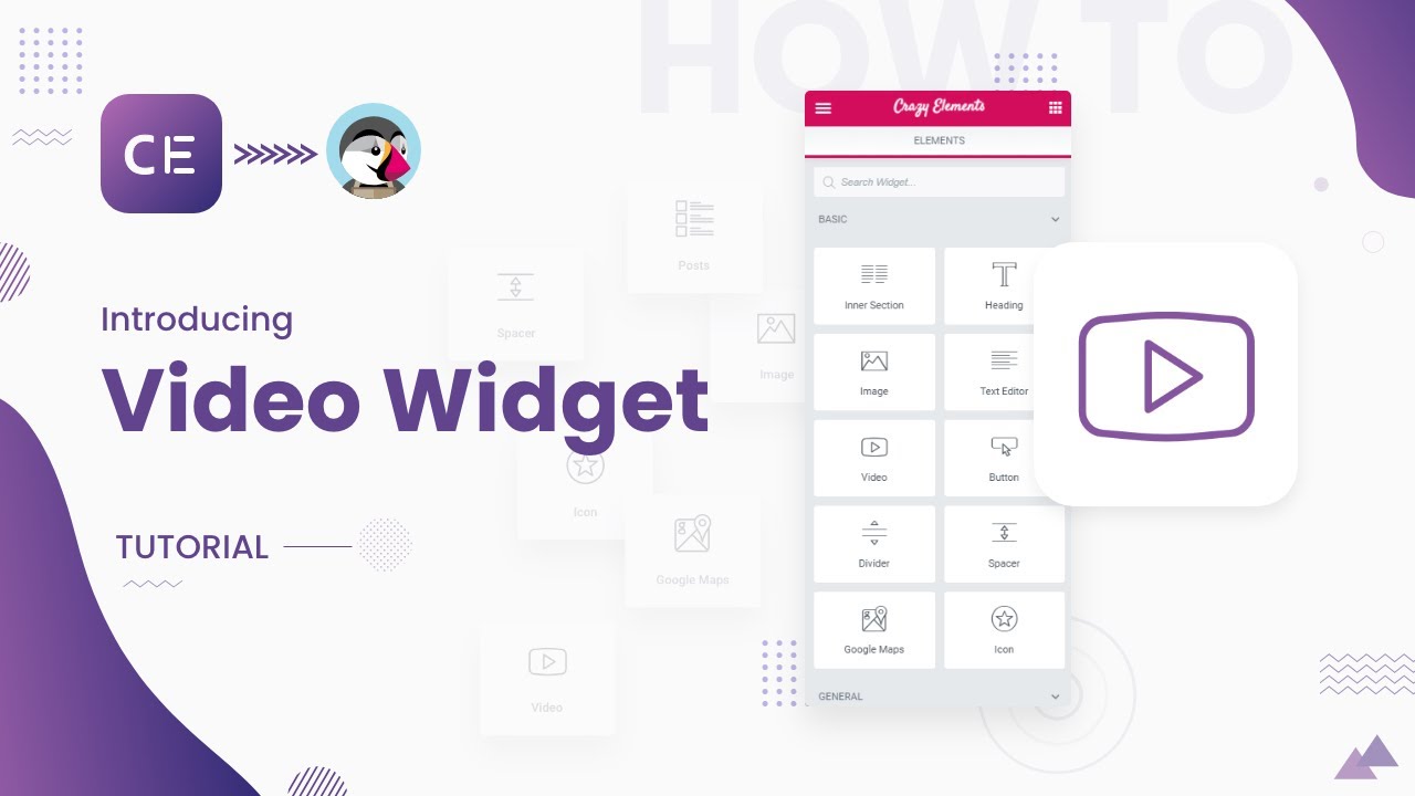 How to Use Video Widget Using Crazy Elements | PrestaShop 1.7 | Elementor Based Page Builder