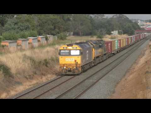 Trains around Ballarat Victoria Australia