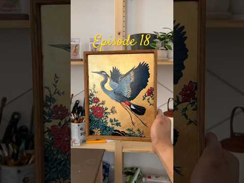 Day 18 of 30 - Gold Foil Art 👑