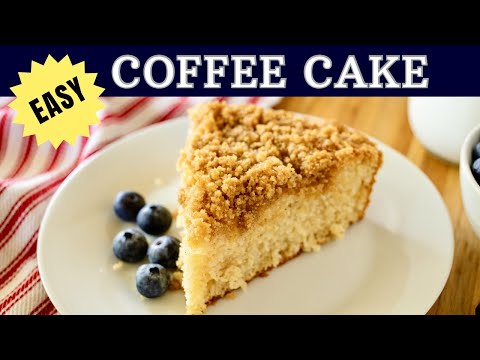 One-Bowl Coffee Cake | QUICK and EASY Holiday Breakfast Recipe | Gluten Free Option