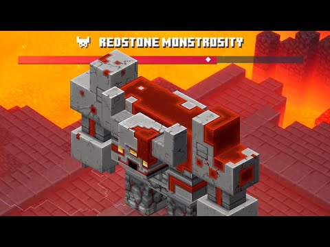 Boss Fighter - Minecraft Dungeons - Redstone Monstrosity Boss Fight