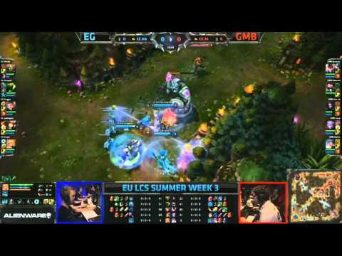 (HD415) LCS Summer Split Week 3 - Eg vs Gambit -