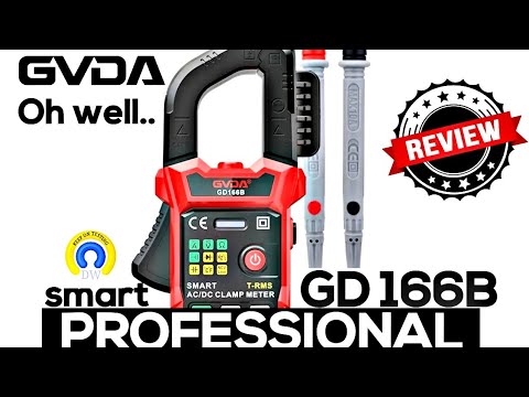 GVDA GD166B AC/DC CHEAP-O Clamp Meter Review & Teardown!
