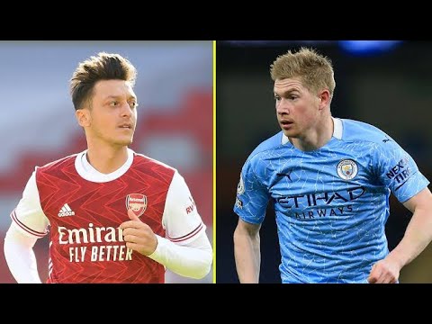 Mesut Ozil Vs Kevin De Bruyne Defense Splitting Pass Challenge