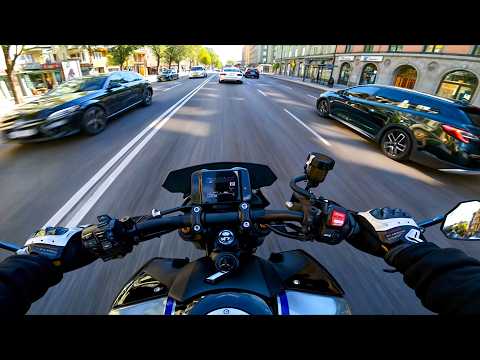 YAMAHA MT 09 SP POV STOCKHOLM CITY | AKRAPOVIC EXHAUST
