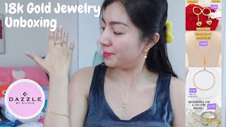 Affordable 18k Gold Jewelry Unboxing ft. Dazzle By Nicole