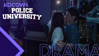 Jung Soo Jung kisses Jin Young to silence him [Police University Ep 5]