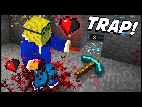 FATAL ORE MINING TRAP! - Minecraft Tutorial