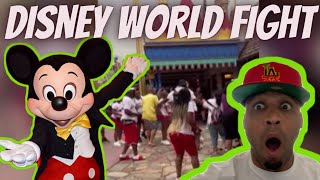 Disney World brawl: Fight at Magic Kingdom in Florida caught on video Reaction #disneyworld #fight