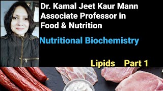Download Lagu Nutritional Biochemistry , B.H.Sc 2 : Lipids Thumbnail