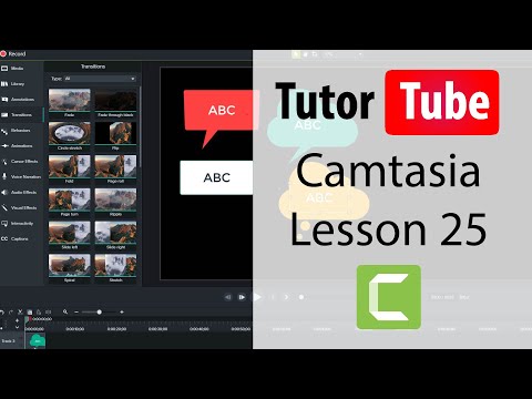 Camtasia Tutorial Lesson 25 Callouts Shapes Arrows and Lines Annotations