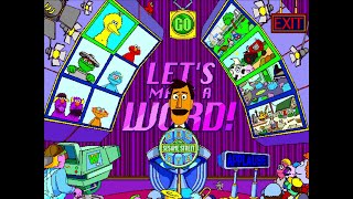 Sesame Street Let's Make A Word Interactive Demo Version Gameplay