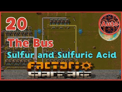 Sulfur and Sulfuric Acid Setup | Factorio Space Age New Player Guide | #20