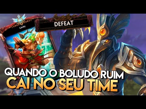 QUANDO O BOLUDO RUIM CAI NO SEU TIME! THOTH MID, Master Ranked Conquista, Smite BR