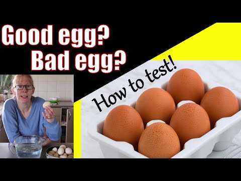 Egg Float Test - Testing if Eggs are ok to eat / is my egg fresh ?
