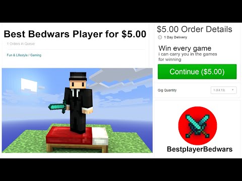 I Hired The Best Bedwars Player For $5