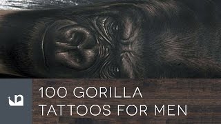 100 Gorilla Tattoos For Men