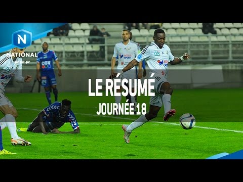 Championnat National : tous les buts de la 18e journée (2015-2016)