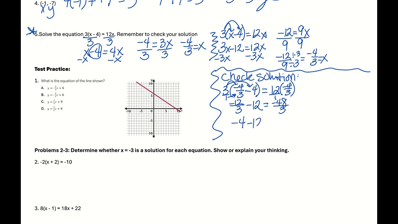 Unit 4 Lesson 1-4 Video Notes