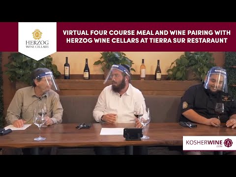 Virtual Course Meal and Wine Pairing with Herzog Wine Cellars | KosherWine.com Virtual Experiences