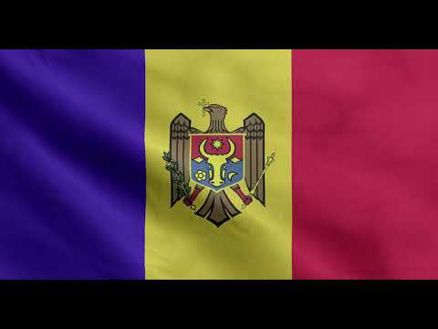 Moldova waving flag loop free download 4k