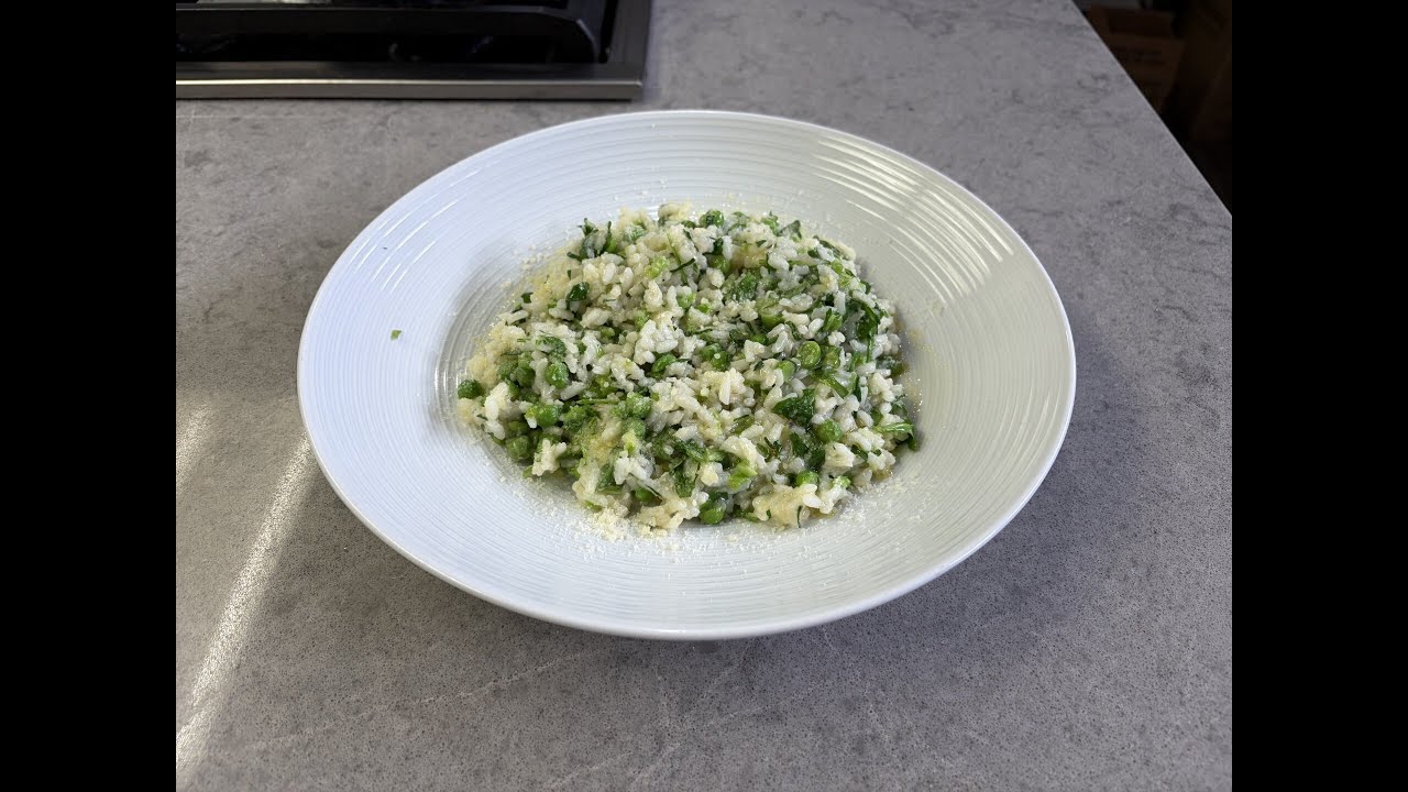 In The Kitchen: Spring Pea Risotto