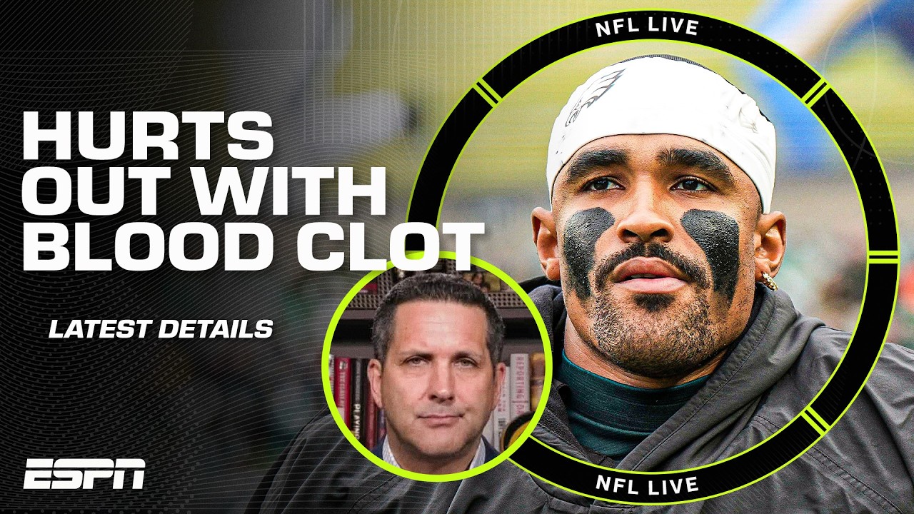 🚨 Jalen Hurts ruled OUT for Week 6 with blood clot + Seahawks vs. Broncos | NFL Live
