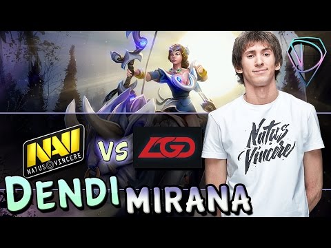 Dendi Mirana. Na`Vi vs LGD game 2 @TI6