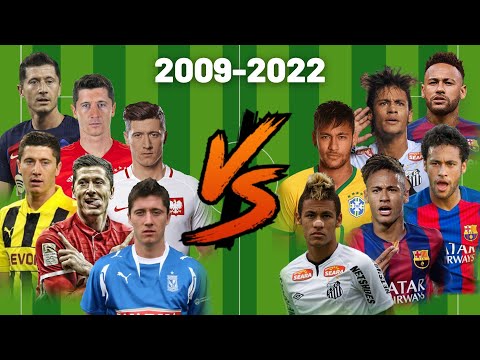 Lewandowski vs Neymar💪(2009-2022)