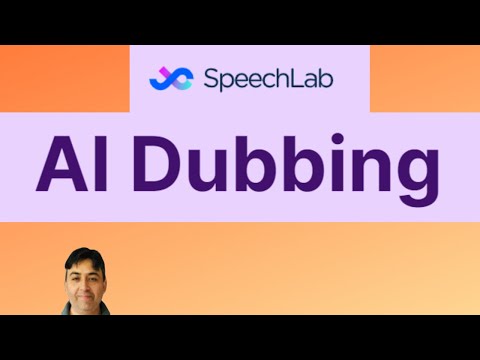 Free AI Dubbing and Transcription Using SpeechLab