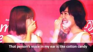 SNSD Jessica&amp;Tiffany - Talk to me (rus sub)