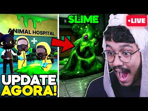 🔴 ATUALIZAÇÃO do SLIME e HAZMAT AGORA no ANIMAL HOSPITAL (The Hazmat Team Arrive UPDATE) ROBLOX LIVE