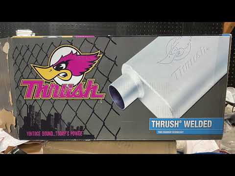 Thrush Welded Muffler Install - 2013 Jeep Wrangler Sahara Unlimited