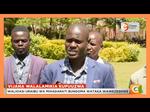 Walioasi uraibu wa mihadarati Bungoma wataka wawezeshwe