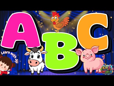 🍎 Learn ABC with Farm Animals & more 🎵| Alphabet A to Z with Fun Themes for Kids and Preschoolers