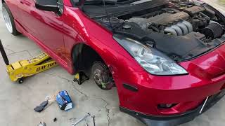 How to change brake pads/rotors on a celica