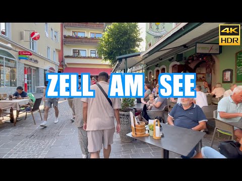 Zell am See Austria 🇦🇹  Evening tour 🌛 4K HDR