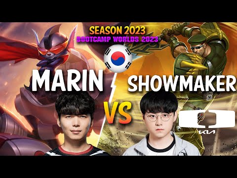 MaRin RUMBLE vs DK Showmaker GAREN Top - Patch 13.21 KR Ranked