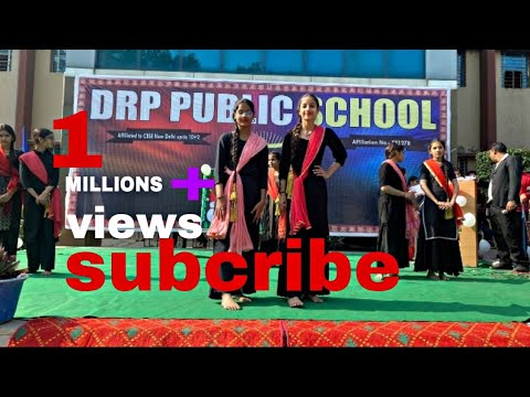 Punjabi dance video 9th class Drp public school #palwal #haryana  JM dance studio