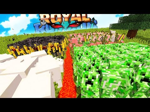 TORNEO TRA ESERCITI DI MOB CON FINALE INASPETTATO! - Minecraft ITA - ROYAL RUMMOB