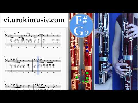 Học Kèn Bassoon Axel F - Crazy Frog Nốt Nhạc Bài Hát um-i687