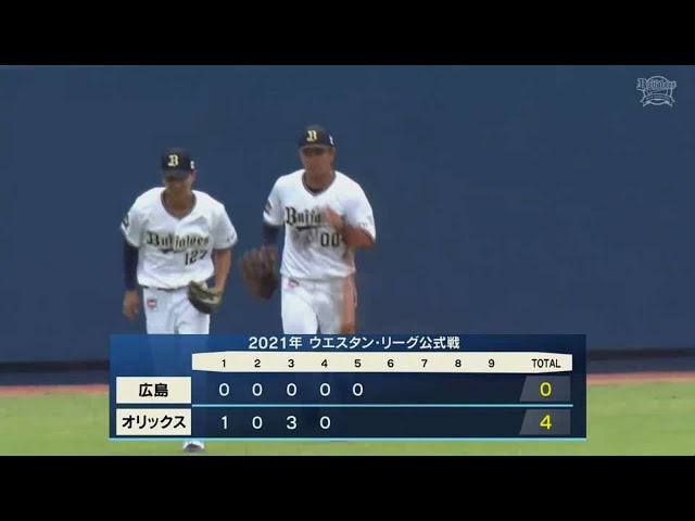 【ファーム】バファローズ・平野大和 ガッツあふれるプレーを見せる!! 2021年9月30日 オリックス・バファローズ 対 広島東洋カープ(ファーム)