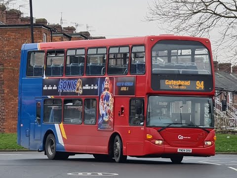 Go North East Scania Omnidekka 6143 Route 94