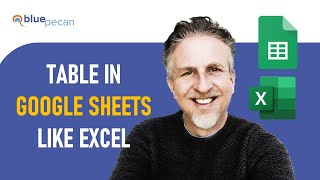 Create a Data Table in Google Sheets Like Excel