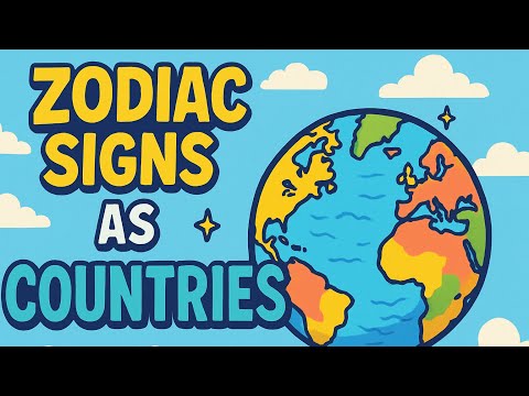 Zodiac Signs As Countries  #zodiacsigns #astrology 