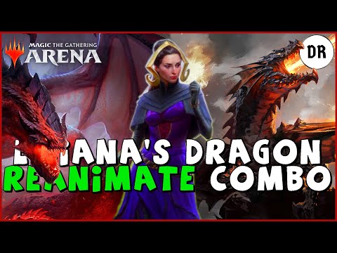 LILIANA'S DRAGONS SHRED THE META! Liliana Waker of the Dead Reanimate Combo Core Set 2021 MTG Arena