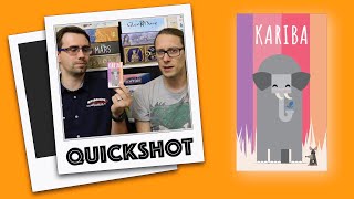#Quickshot - Kariba (Helvetiq) | kleines Knizia Spiel für die Hemdentasche