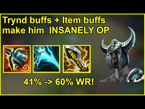 Trynd Buffs + Item Buffs Make Tryndamere INSANELY OP With THIS Build - Mid Tryndamere Commentary