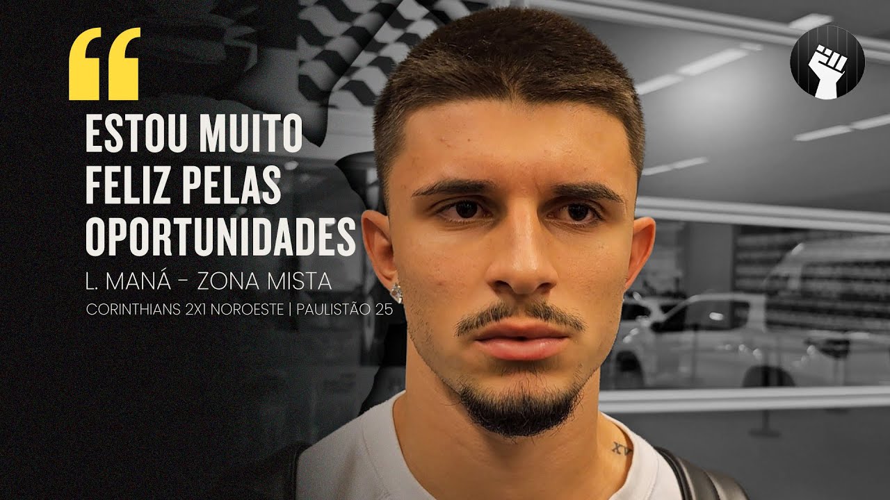 LEO MANÁ AFIRMA ESTAR TRABALHANDO PARA MELHORAR SEQUENCIA NO TIME TITULAR DO CORINTHIANS